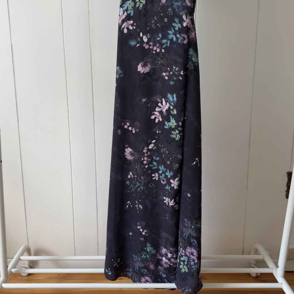 Babaton Slip Wrap Maxi Dress – Pure Indigo / Gem Green – Size XS - Picture 6 of 9